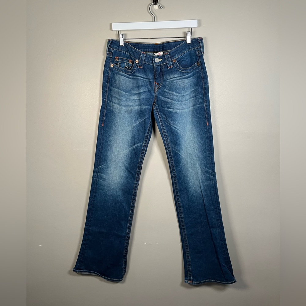 True Religion Jeans y2K Gina Low Rise Boot Denim
